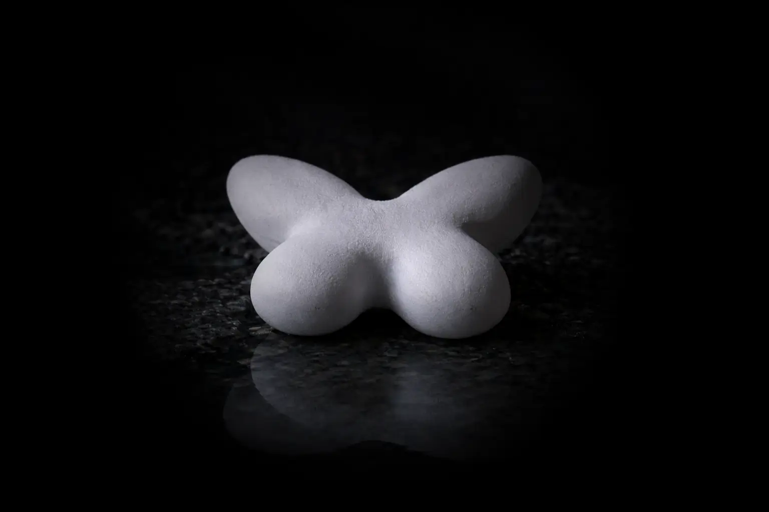 NATURN - De NATURN Stone vlinder vorm gedenksteen grijs