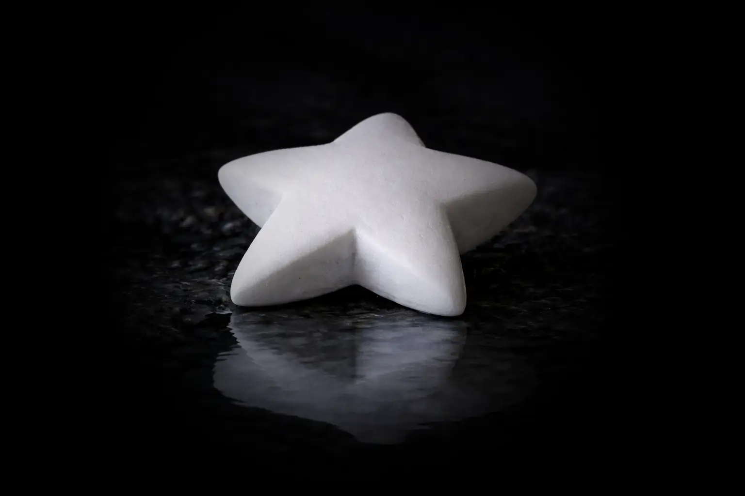 NATURN - De NATURN Stone ster vorm gedenksteen wit